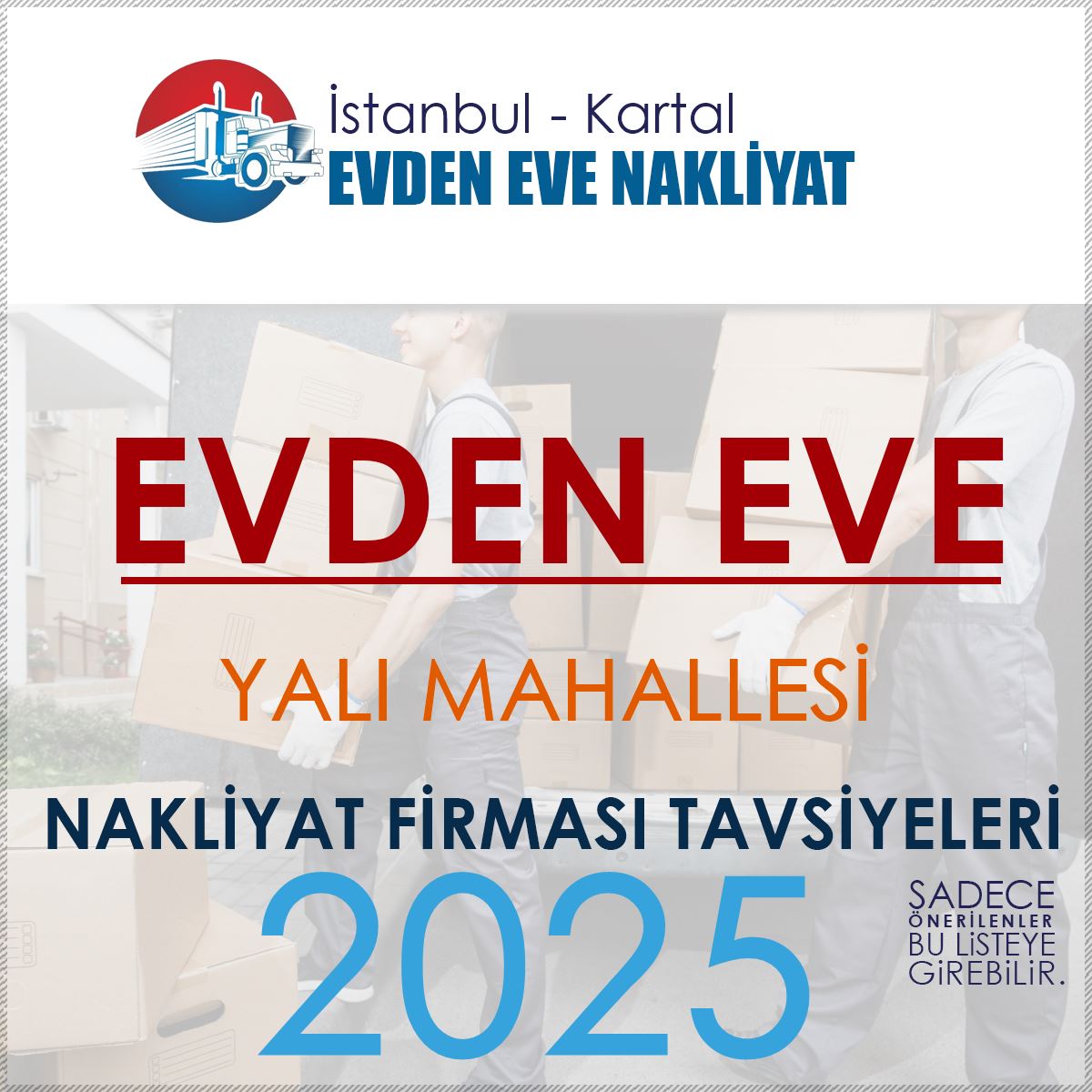 Yalı Mahallesi Evden Eve Nakliyat Firmaları